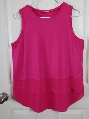 Michael Kors Women's Sleeveless Top Size M Red
